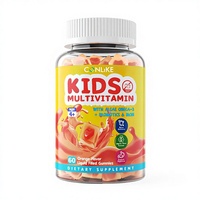 Vente en gros de multivitamines pour enfants en marque privée, multivitamines végétaliennes pour adolescents, complément essentiel pour bébés, gommes multivitaminées pour enfants