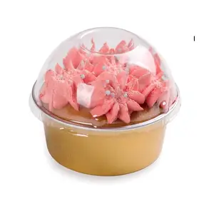 71x26mm Round Mini Sealable Gold 50ml Smooth-wall Ragidity Colorful Aluminum Foil Cup Cake With Hot Sealing Lids CRO50 Smallcap