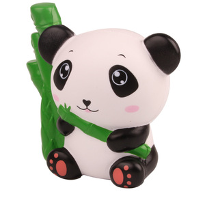 Lindo Panda con Bambú, Decoración de Escritorio de Plástico, Suministros de Oficina, Regalo de Cumpleaños - Product Image 1