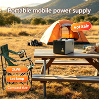 Batterie externe portable compacte 2 kWh sur mesure avec charge rapide, alimentation de secours portable pour téléphone portable