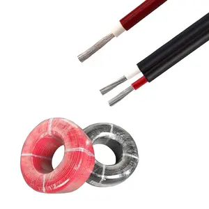 4mm2 <span class=keywords><strong>6mm2</strong></span> Slocable Dv 1500v photovoltaïque Pv câble d'alimentation électrique solaire pour système solaire - Product Image 1