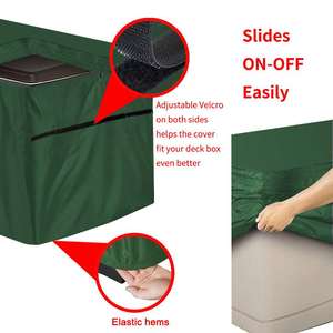 Durable <b>Outdoor</b> Patio Deck Box Storage <b>Cabinet</b> with 210 Oxford Cloth Thickened Sunshade <b>for</b> Food and Travel - Product Image 4