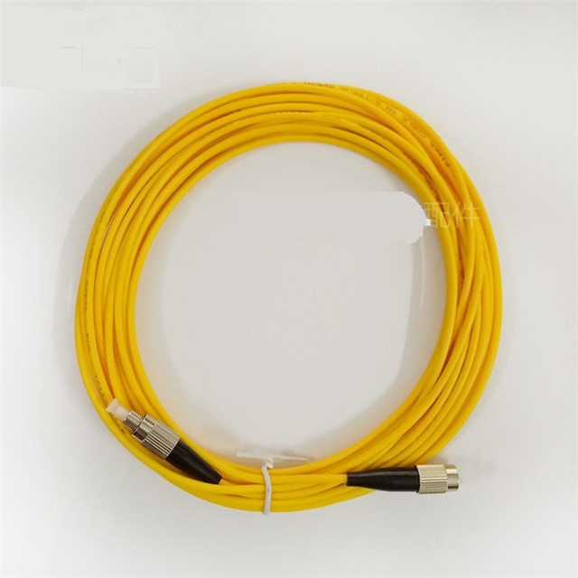Weiduolai FC-FC Single Round Core 3mm Diameter 4m Length Fiber Optical Data Cable for Infiniti Konica Inkjet/Solvent Printers