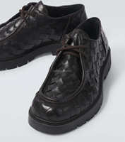 Chaussures Derby et Mocassins pour Hommes en Cuir de Veau de Qualité Supérieure avec Étiquettes – Modèle Haddock en Cuir Tressé Intégral