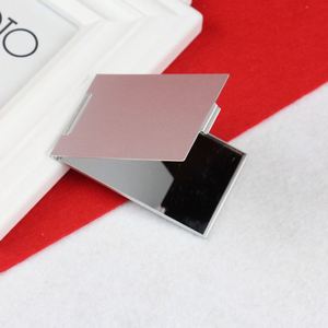 Espejo de Maquillaje Plegable de Aluminio Simple, Conveniente, en Varios Tamaños, para Uso Promocional, Regalo de Boda, Viajes - Product Image 4