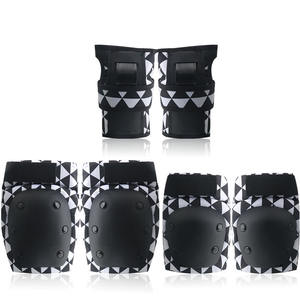 Ensemble de protection pour sports extrêmes pour adultes - Skateboard, <span class=keywords><strong>ski</strong></span>, cyclisme - Genouillères en mousse avec protège-poignets et protège-coudes - Product Image 6