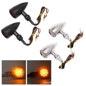 <span class=keywords><strong>Clignotant</strong></span> LED noir chromé 10 mm pour moto, feu stop <span class=keywords><strong>clignotant</strong></span> pour Harley <span class=keywords><strong>Chopper</strong></span> Cruiser Custom pour Honda - Product Image 1