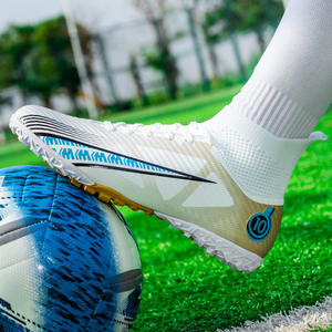 Tacos <span class=keywords><strong>de</strong></span> Fútbol Profesionales, Económicos, Originales, Plateados, para Entrenamiento, Césped Deportivo, Suaves, Ligeros, Atléticos, para Hombre y Mujer - Product Image 4