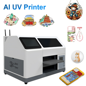Small Business Smart Printing Machine No Computer Needed All-in-one Flatbed UV <b>Printers</b> for Badge Printing - Product Image 1