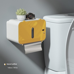Distributeur Automatique de <span class=keywords><strong>Papier</strong></span> Intelligent à Capteur, Design Moderne 2025, Boîte à Mouchoirs Ménagère Auto-Adhésive Sans Perçage pour Salle de Bain et Toilettes - Product Image 6