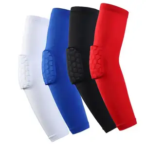 Professional Sports Protective Arm Sleeve Honeycomb Anti-collision Basketball Elbow Support