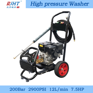 Nouvelle machine de nettoyage à jet d'eau haute pression 200 bars 2900 PSI 12 LPM 7,5 CV à moteur essence, poussée manuelle, pour usage domestique et automobile - Product Image 5