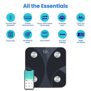 अच्छी गुणवत्ता वाली बीएमआई वसा पानी की मांसपेशियों विश्लेषक डिजिटल इलेक्ट्रॉनिक स्मार्ट बाथरूम स्केल वजन पैमाने शरीर डिजिटल - Product Image 2