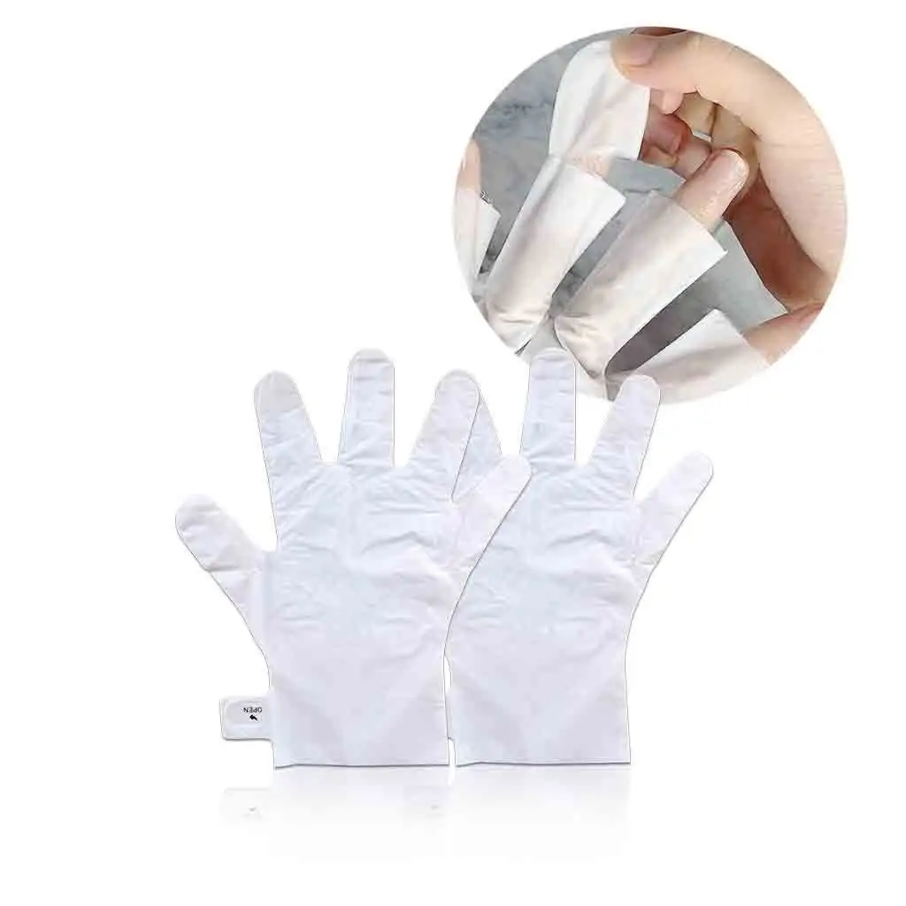 Vegan Organic Removable Type Hautpflege Peeling White ning Skin Nou rishing Hand maske für weibliche Nagels tudio