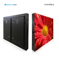Écran publicitaire LED extérieur à installation fixe P4 P5 P6 P8, panneau d'affichage LED couleur SMD, armoire 960*960mm