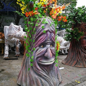 Arbre animatronique interactif parlant, modèle de plante artificielle animée pour la décoration de parcs à thème et de fêtes - Product Image 1