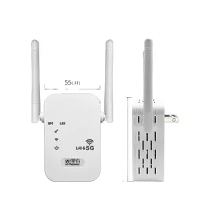 批发双频长减频扩展器2.4ghz-5.8ghz 1200mbps无线中继器