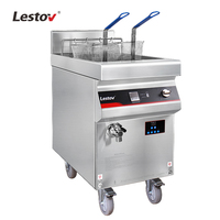 Freidora Eléctrica Industrial Lestov LT-ZLII-E110 de 10KW para Pollo Frito y Papas, para Restaurantes y Cocinas Comerciales