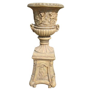 Ornamento da giardino <span class=keywords><strong>in</strong></span> Silicone stampi statua di <span class=keywords><strong>cemento</strong></span> <span class=keywords><strong>in</strong></span> fibra di vetro vaso di fiori utensili prodotto per la casa per la modellatura della scultura - Product Image 1