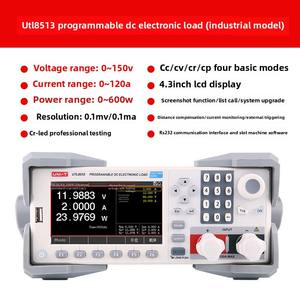 Carga Eletrônica DC Programável <span class=keywords><strong>UNIT</strong></span> UTL8513 com Capacidade de 600W para Aplicações de Testes de Precisão - Product Image 5