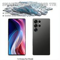 Smartphone S25 Ultra 5G Layar HD 7,3 Inci 12GB 1TB Dual SIM Android 15 Kamera 108MP Pengisian Cepat