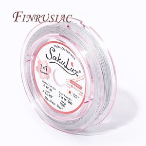 Filo in acciaio inossidabile resistente da 0.3-0.5mm per perline placcato in oro 18K per la creazione di gioielli a coda di tigre accessori - Product Image 6