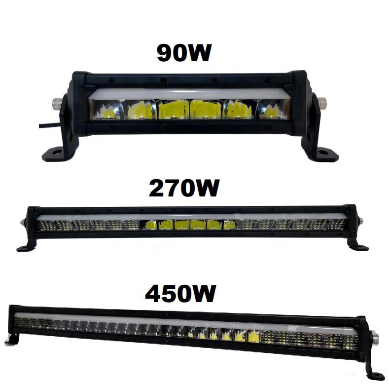 New 90W 24V Super Bright IP67 Waterproof 8000 Lumens LED Work Light for Trucks Tractors Offroad ATV Auto Exterior Lighting