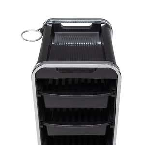 Luxe 5-laags roestvrijstalen salon <span class=keywords><strong>trolley</strong></span> met stille wielen, multifunctioneel, modern design, verstelbaar, voor de kapperszaak - Product Image 5
