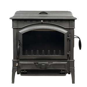 Poêle à <span class=keywords><strong>bois</strong></span> utilisable pour la <span class=keywords><strong>cuisson</strong></span>. Cheminée en fonte. - Product Image 1