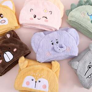 Yellow Eco-Friendly Square Cartoon Tiger Toddler Bath Towel <b>Baby</b> <b>Blanket</b> with Hood Ultra Absorbent <b>Soft</b> Bathrobe for Hotel Use - Product Image 2