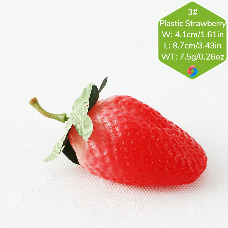 Fraise en plastique 3 #