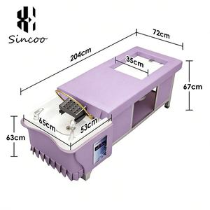 Cama de masaje eléctrica para champú y pies, con respaldo y elevación eléctrica, para lavado de cabello y masaje tailandés - Product Image 5