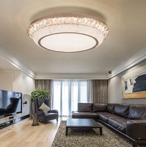 Nouvel arrivage de lumière moderne montée en surface chambre à coucher carré forme ronde éclairage en cristal plafonnier Led - Product Image 3