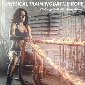 Muscle Custom 25mm 38mm 50mm Custom Logo Length Gym Workout Exercise Battle Ropes