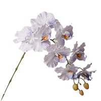 Orchidées Phalaenopsis en soie à 9 tiges, style européen, décoration florale réaliste d'inspiration coréenne pour la maison, accessoires de photographie de mariage