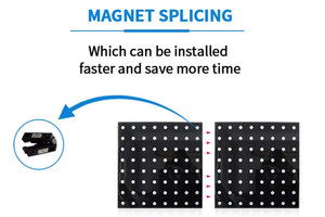 Led xách tay 64 pixel DMX ma trận Bảng điều chỉnh 8x8 kỹ thuật số sàn nhảy với điều khiển từ IP65 đánh giá DMX512 chế độ - Product Image 2