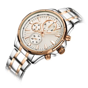 Montre à quartz élégante et stylée, montre de luxe à quartz, acier inoxydable, étanche, montre pour homme, montres mécaniques - Product Image 5