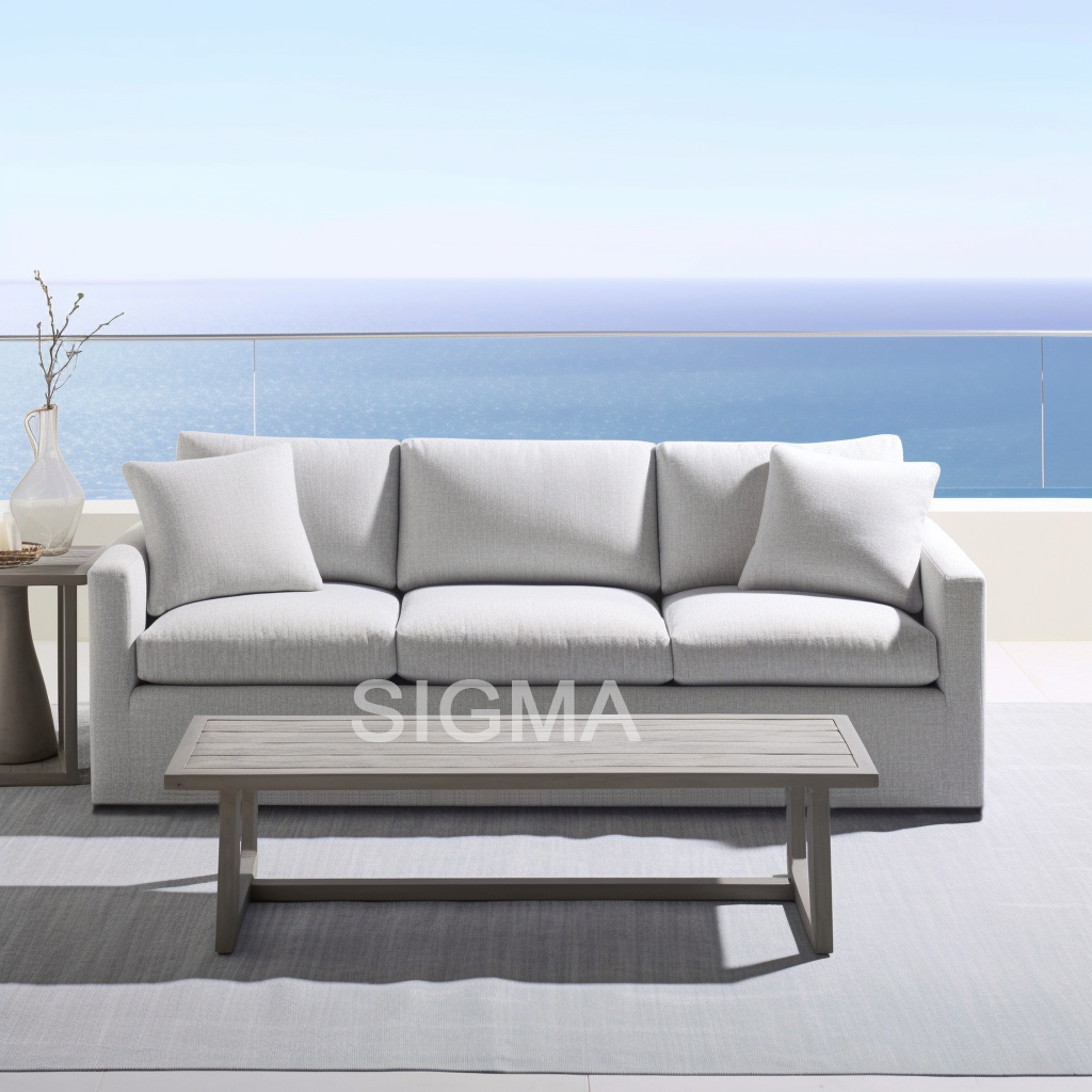 High-end Simplicity Luxury patio Garden Furniture creative cloth sofa armchair Modern Single sofa