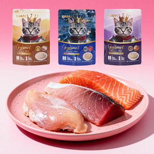 Mousse <span class=keywords><strong>pâtée</strong></span> biologique gourmet de poulet et citrouille 85g <span class=keywords><strong>pour</strong></span> <span class=keywords><strong>chat</strong></span>, haute palatabilité, facile à digérer, sans céréales, riche en protéines, vente en gros usine - Product Image 5