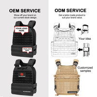 Gilet lesté à marque privée, stock limité, 10 couleurs, pour entraînement en salle de sport, entraînement corporel, porte-plaques réglable, gilet de fitness lesté