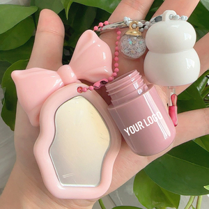 Sang trọng thuần chay Lip Gloss Keychain lâu dài thảo dược dưỡng ẩm dầu khoáng Stick rõ ràng ánh sáng lung linh cao sắc tố thấp moq - Product Image 2
