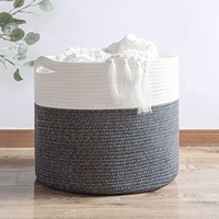 Panier à plantes tissé en corde de coton KUYUE, paniers pour plantes et pots, panier à plantes d'intérieur