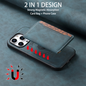 Custodia <span class=keywords><strong>per</strong></span> telefono cellulare <span class=keywords><strong>in</strong></span> <span class=keywords><strong>pelle</strong></span> con ricarica Wireless di lusso <span class=keywords><strong>per</strong></span> <span class=keywords><strong>iPhone</strong></span> 16 15 Pro Max 14 13 12 <span class=keywords><strong>11</strong></span> - Product Image 2