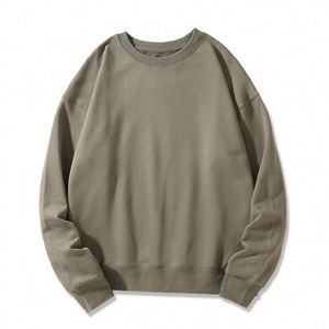 H5591 Sweat-shirts en molleton bouclette 100 % coton, 420 g/m², personnalisables, vente en gros, usine de vêtements de Guangzhou - Product Image 4