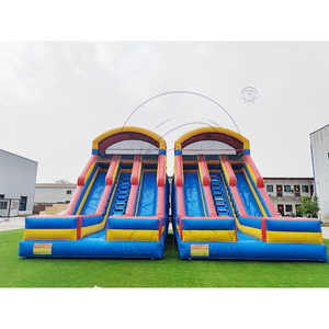 Party Rentals Jumping Castle Combo <b>Inflatable</b> <b>Bouncer</b> Commercial Double lane <b>Inflatable</b> Wet Dry Slide for Kids Adults - Product Image 2