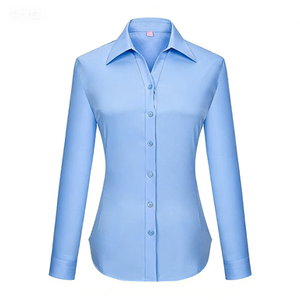 Blus Wanita Bahan Campuran Bambu Kerah V Model Panjang Depan, Tahan Air, Bersertifikat Kualitas, Penawaran Panas Terbaru 2025 - Product Image 1