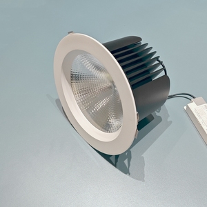 <span class=keywords><strong>Spot</strong></span> LED encastré rond de 8 pouces, 9 pouces, 230 mm, 60 W, 80 W, boîtier en aluminium moulé sous pression moderne, <span class=keywords><strong>puce</strong></span> COB blanche, éclairage - Product Image 1