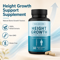 Capsules de croissance en herbes personnalisables en marque blanche (OEM), supplément nutritionnel naturel à base de plantes, 60 unités