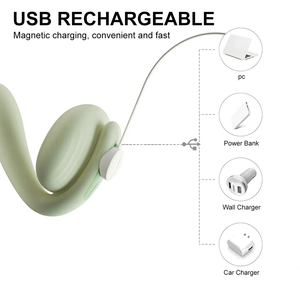 二合一阴蒂吸吮振动器 10 种吸吮振动模式女性性玩具 双重快感成人女性性玩具 - Product Image 4