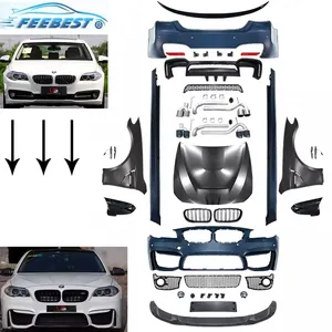 12-17 BMW F10 /18用グリルサイドスカートフードフェンダー付き自動車部品フロントおよびリアバンパーM4へのアップグレード